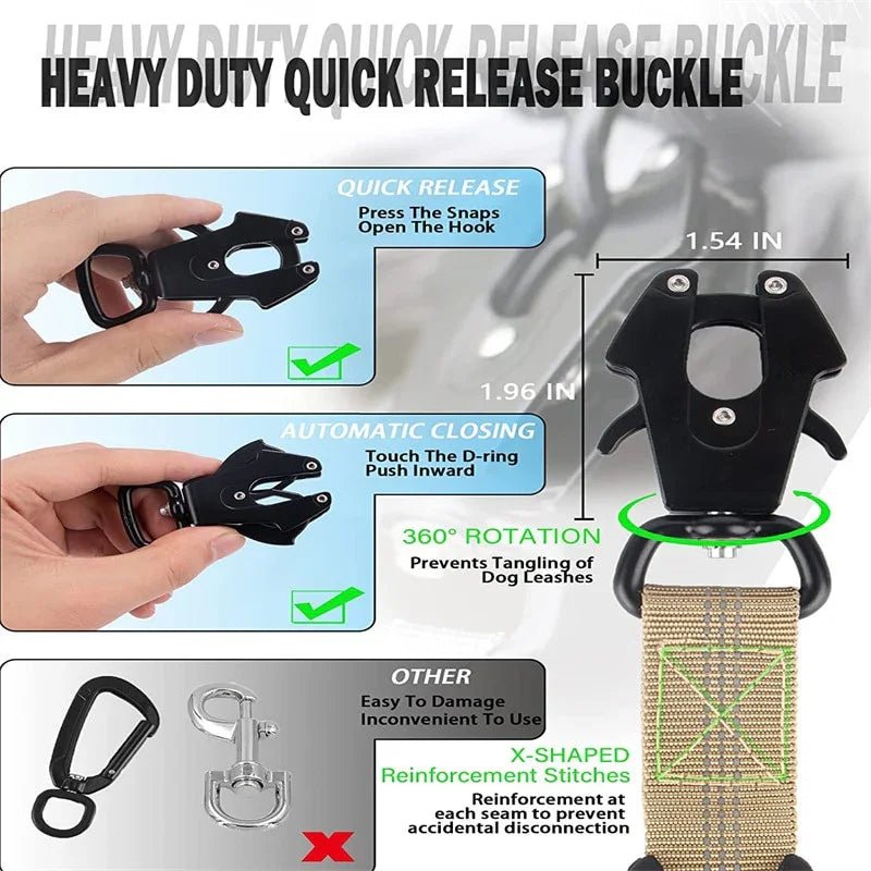 4 in 1 Shock Absorbing Dog Leash - The Happy Pet Store