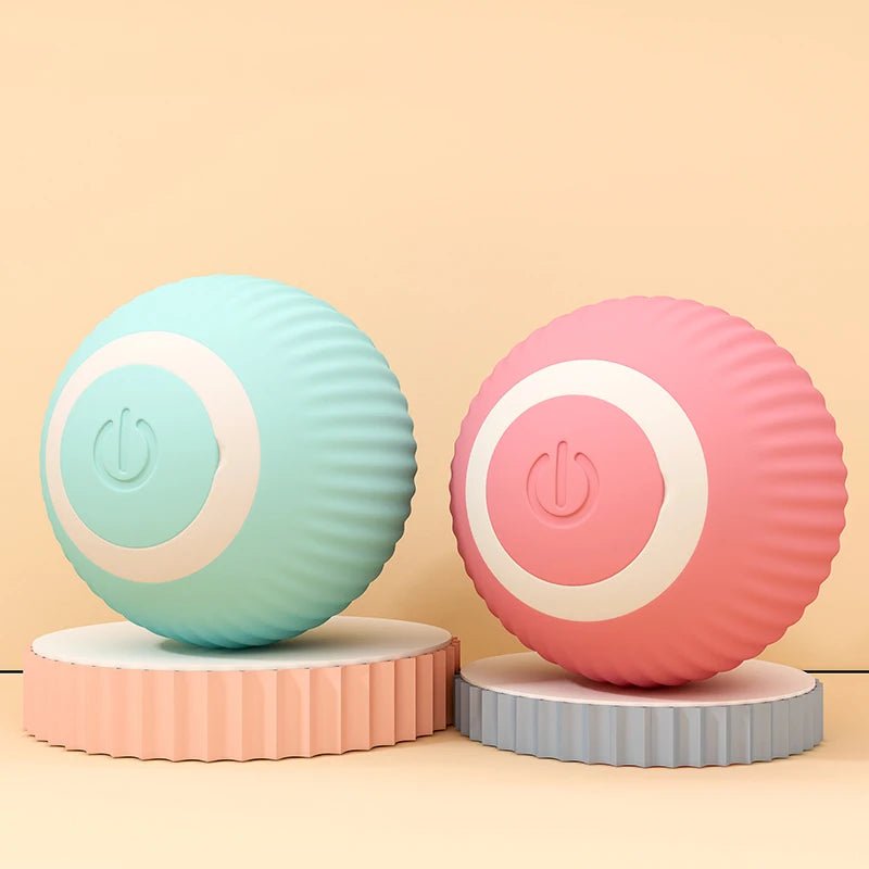 Automatic Moving Cats Toy Interactive Ball Rechargeable Rolling Electric Ball Home Pet Accessories Things for Supplies - The Happy Pet Store