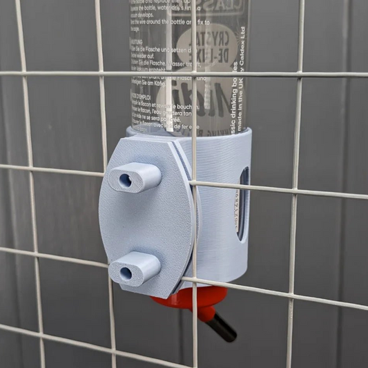 Cage Mounting Kit For Water Bottle Holder - Pastel Blue - The Happy Pet Store