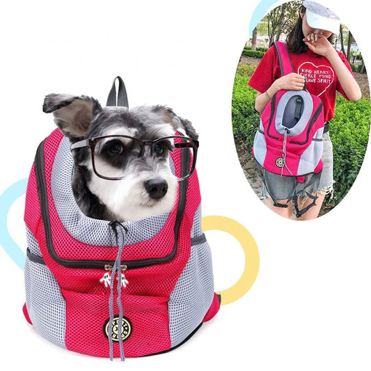 Cat Backpack Go Out Walking Travel Portable Breathable Adjustable Backpack Chihuahua Dog Bag Pet Conveyor Shoulders Backpack - The Happy Pet Store
