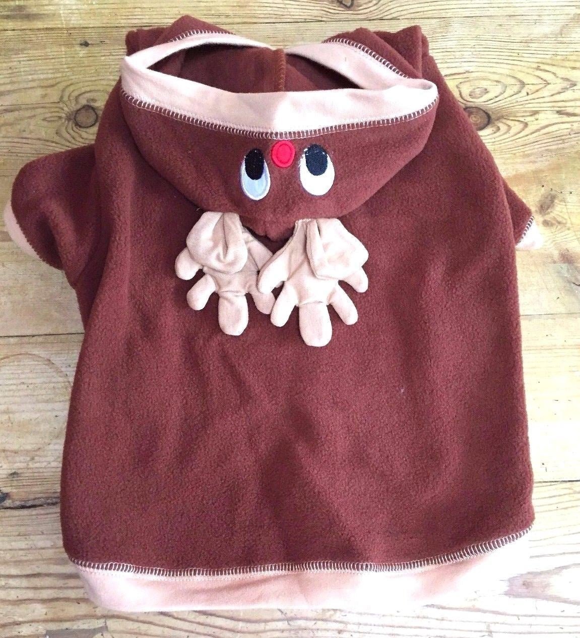 Christmas Pet Reindeer Outfit Xmas Dog Cat Coat Puppy Costume Hoodie Cloth 30Cm - The Happy Pet Store