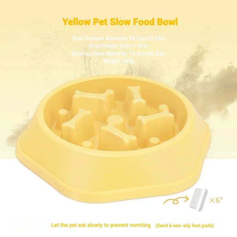 Dog Bowls Slow Feeder 1.5 Cups Slow Feeding Small Medium Breed Puppy Bowl for Fast Eater Dog Dishes to Slow Down Eating Maze - The Happy Pet Store