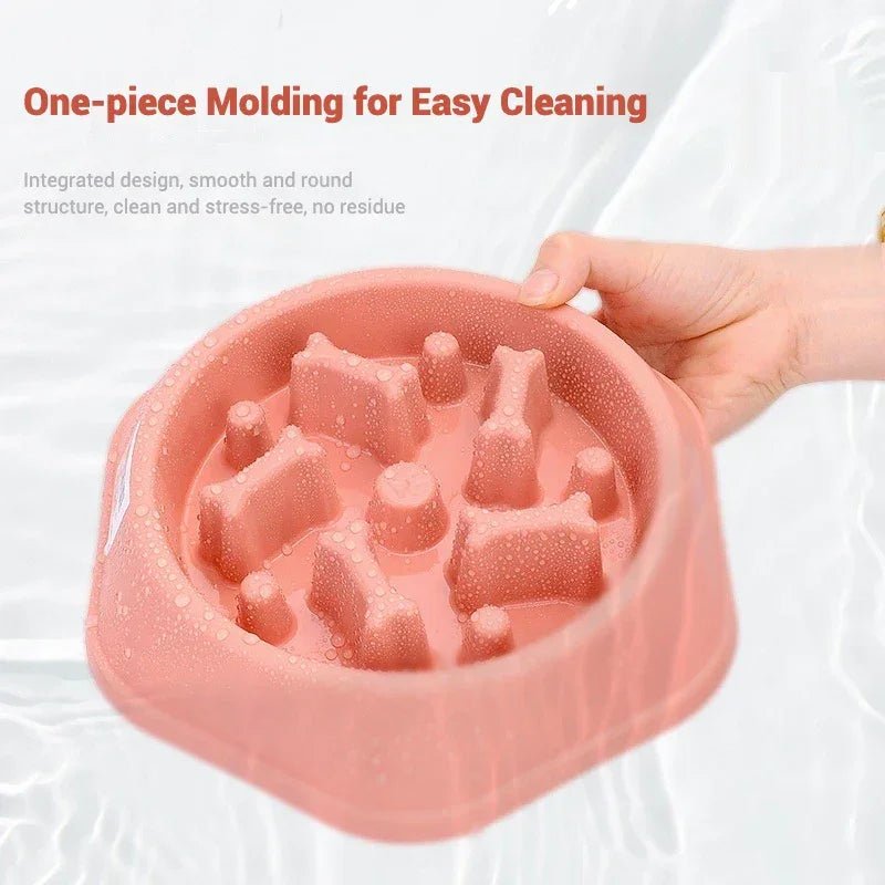 Dog Bowls Slow Feeder 1.5 Cups Slow Feeding Small Medium Breed Puppy Bowl for Fast Eater Dog Dishes to Slow Down Eating Maze - The Happy Pet Store