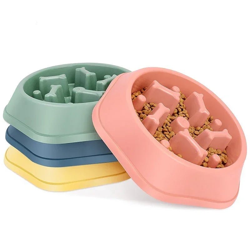 Dog Bowls Slow Feeder 1.5 Cups Slow Feeding Small Medium Breed Puppy Bowl for Fast Eater Dog Dishes to Slow Down Eating Maze - The Happy Pet Store