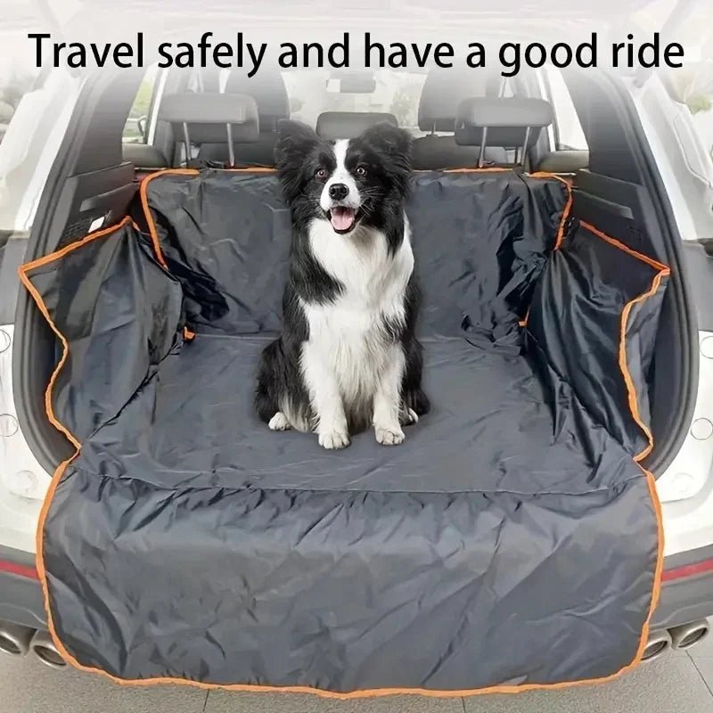 Durable Polyester Auto Trunk Mat for Pets - Non - Slip, Scratch - Resistant, Easy - Clean Mat for SUVs and Cars, Pet Safety Mat - The Happy Pet Store