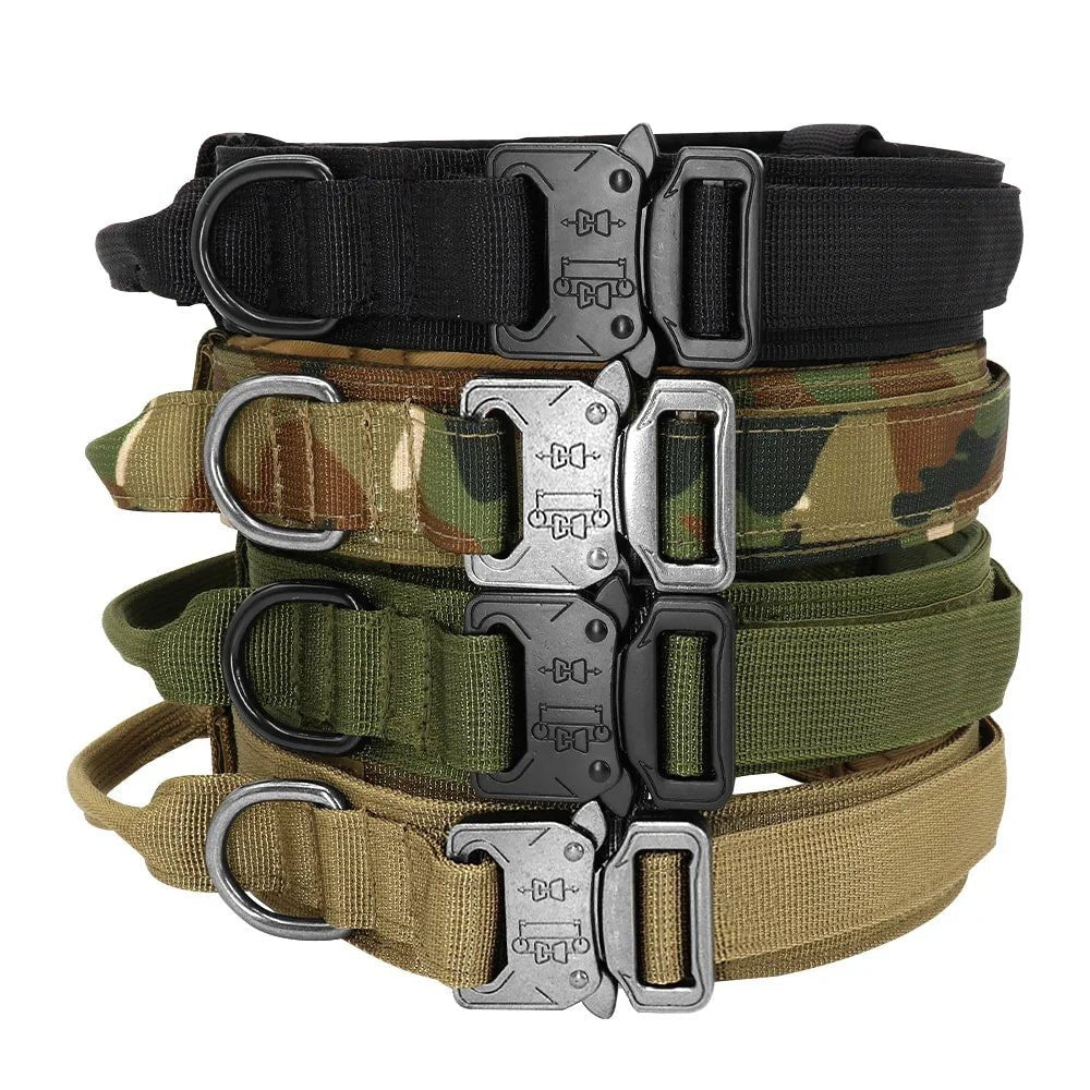 Military Tactical Dog Collar & Leash - The Happy Pet Store