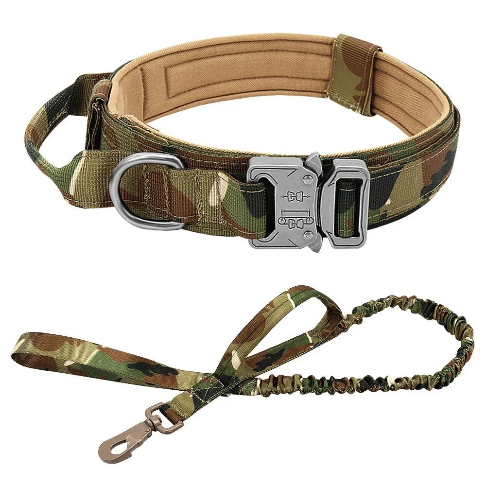 Military Tactical Dog Collar & Leash - The Happy Pet Store