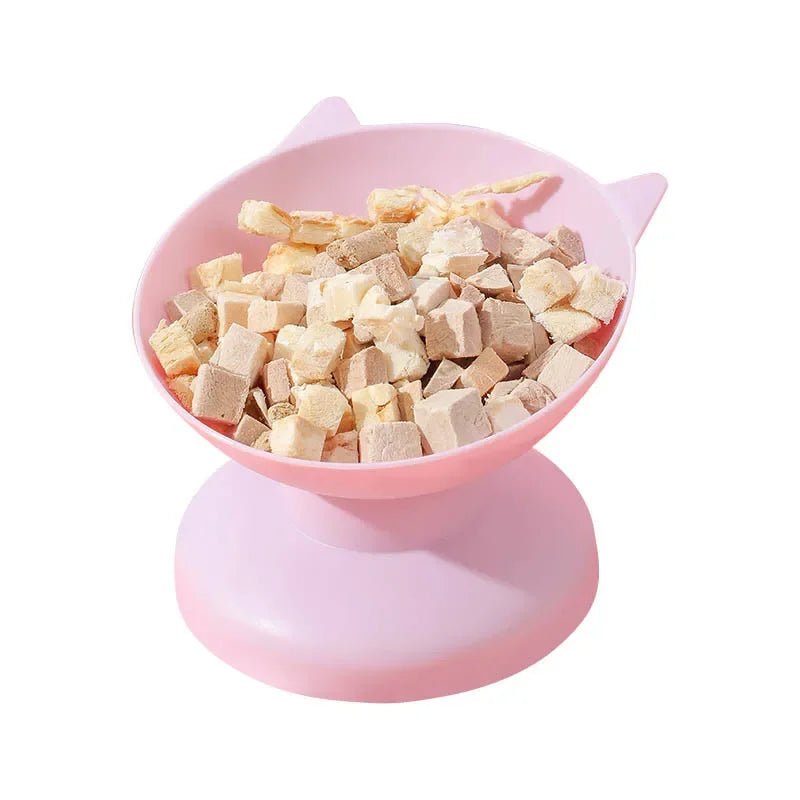 New pet Food Bowl Tilt High Bottom Neck Protector Antichoking Dog and Cat Water Bowl Antidumping Dog Feeding Supplies - The Happy Pet Store