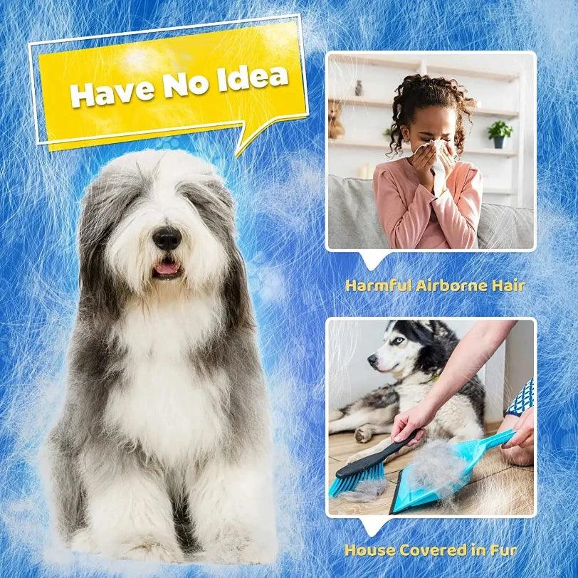 Pet Grooming Glove Gentle Efficient Pet Hair Remover Mitt Cat Accessories Pet Glove for Dogs Cats Pet Products Cat Supplies - The Happy Pet Store