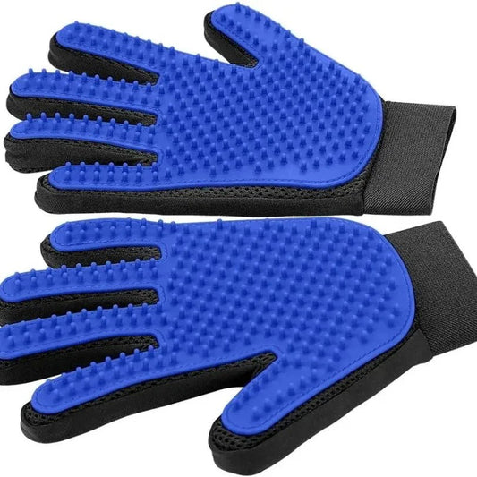 Pet Grooming Glove Gentle Efficient Pet Hair Remover Mitt Cat Accessories Pet Glove for Dogs Cats Pet Products Cat Supplies - The Happy Pet Store
