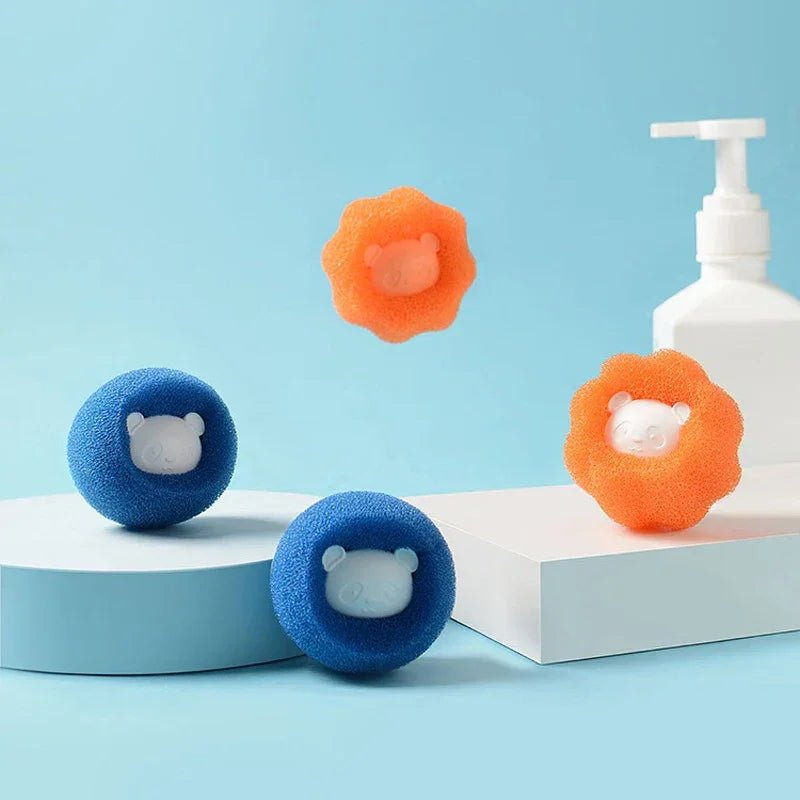Pet Hair Remover Reusable Ball Wool Sticker Cat Hair Remover Pet Fur Lint Catcher Cleaning Tools Laundry Washing Machine Filter - The Happy Pet Store