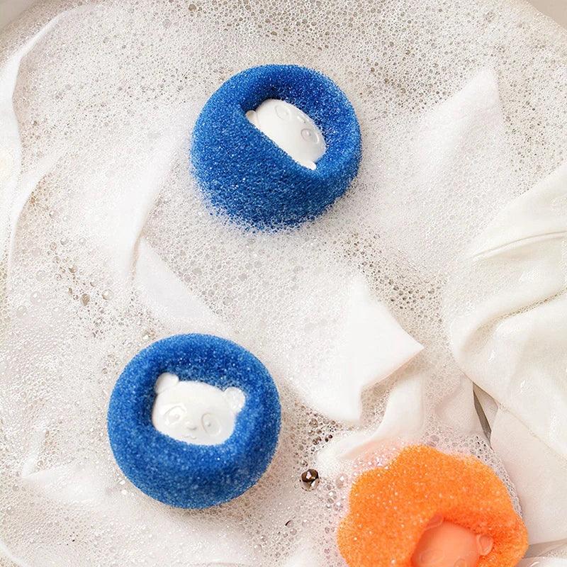 Pet Hair Remover Reusable Ball Wool Sticker Cat Hair Remover Pet Fur Lint Catcher Cleaning Tools Laundry Washing Machine Filter - The Happy Pet Store