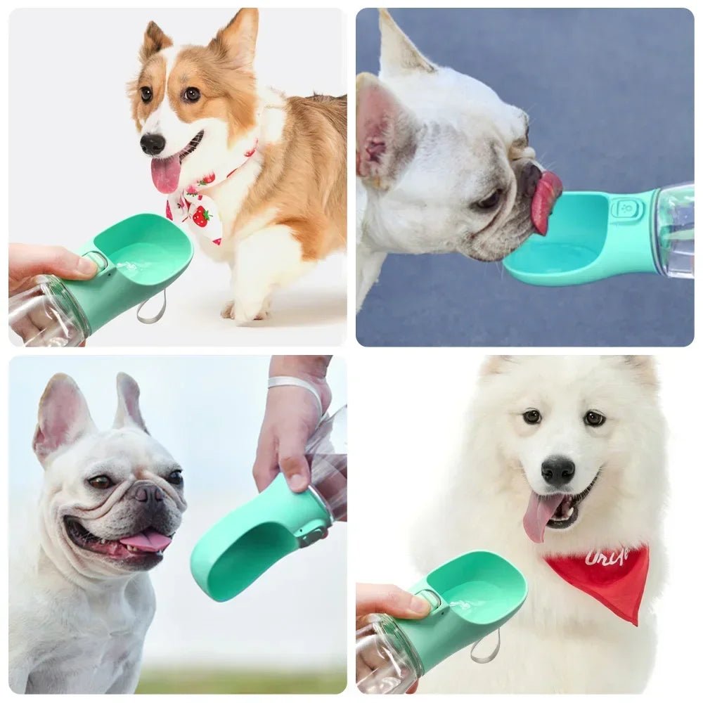 Portable Dog Water Bottle For Small Large Dogs Cat Outdoor Leakproof Walking Drinking Bowls Chihuahua French Bulldog Supplies - The Happy Pet Store