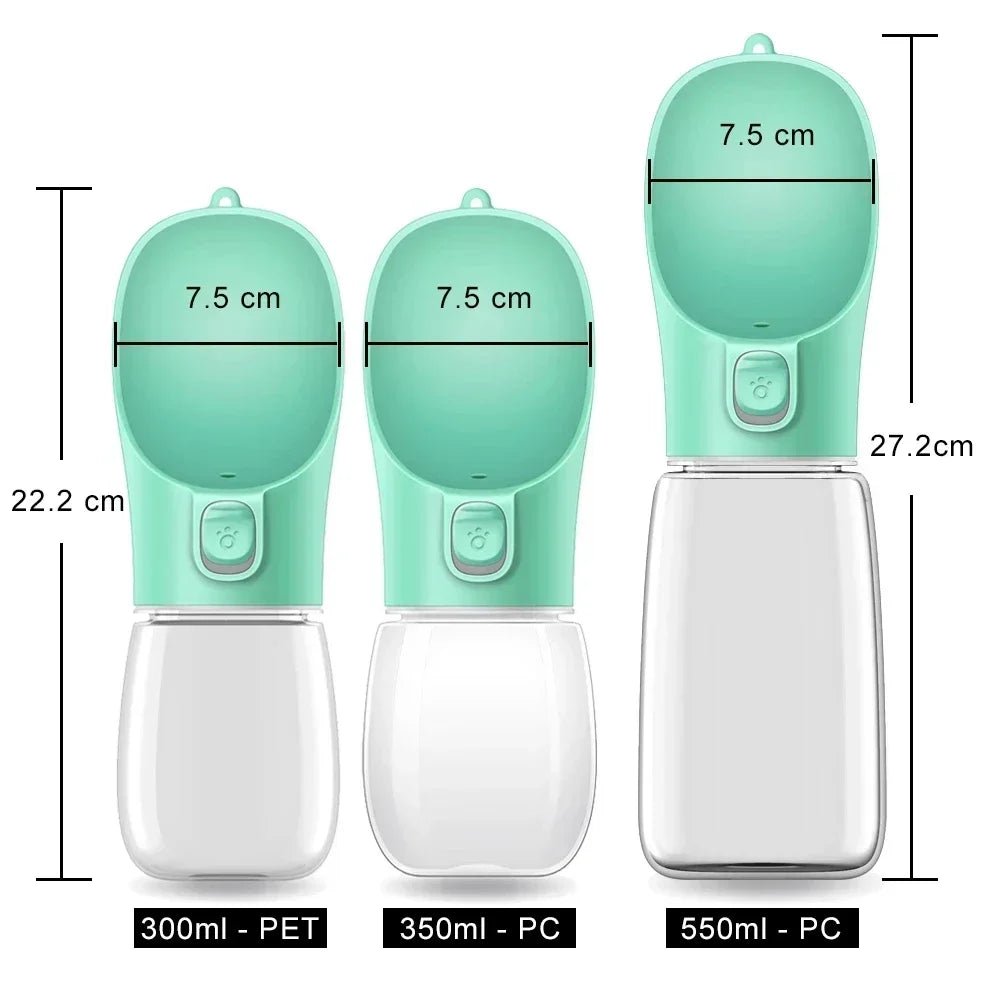 Portable Dog Water Bottle For Small Large Dogs Cat Outdoor Leakproof Walking Drinking Bowls Chihuahua French Bulldog Supplies - The Happy Pet Store