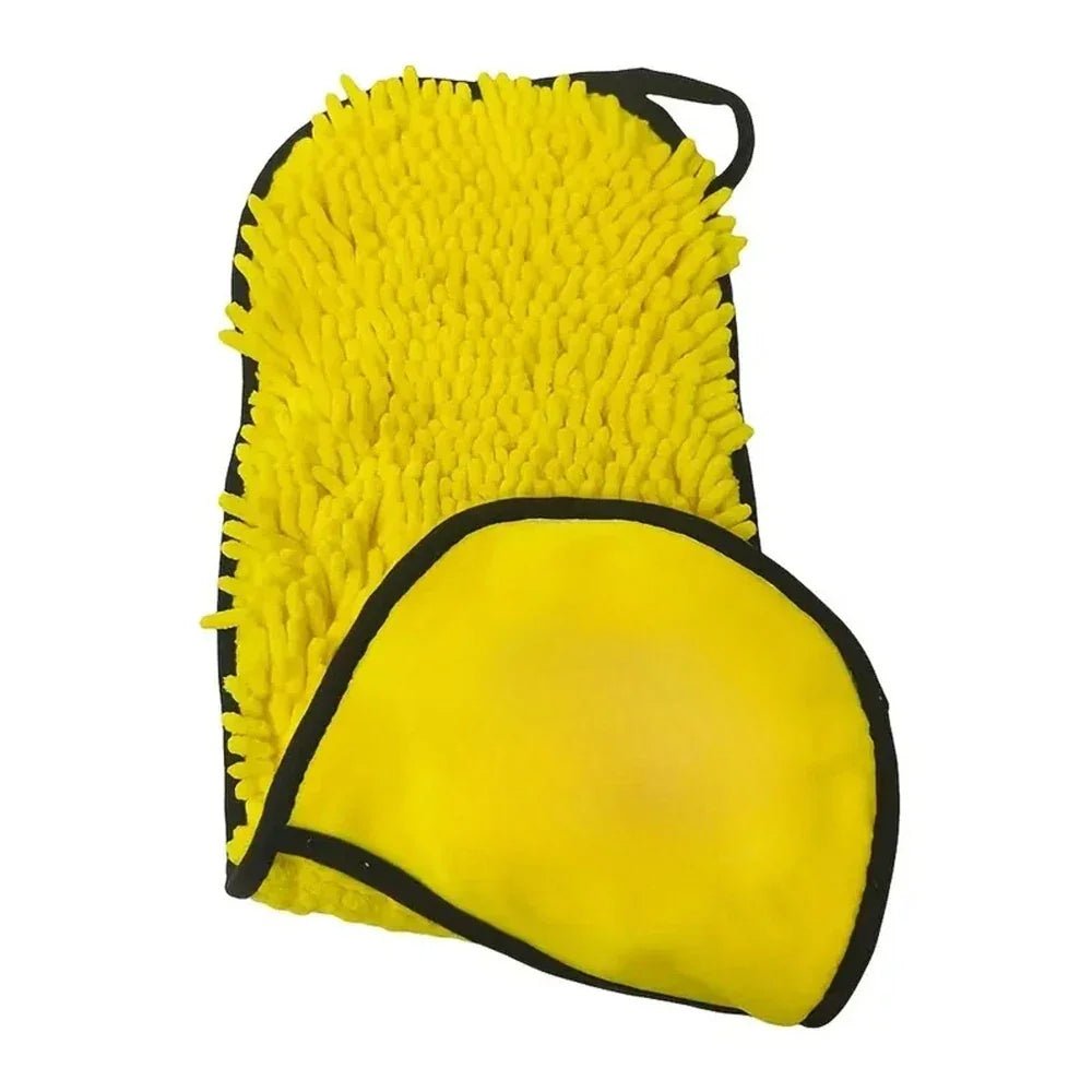 Portable Plug - in No Dirty Hands Dog Cat Blanket Absorbent Quick Drying Chenille Towel Pet Bath Cleaning Supplies Dog Accessories - The Happy Pet Store
