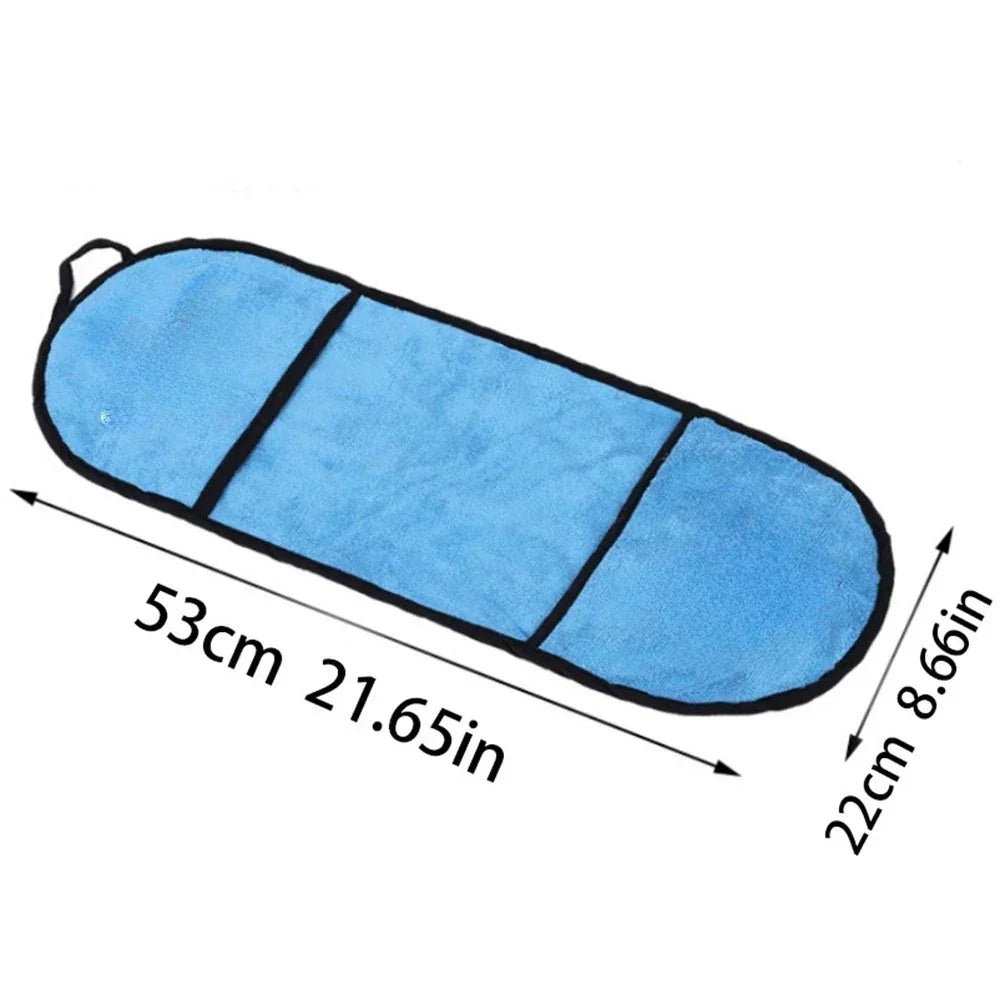 Portable Plug - in No Dirty Hands Dog Cat Blanket Absorbent Quick Drying Chenille Towel Pet Bath Cleaning Supplies Dog Accessories - The Happy Pet Store