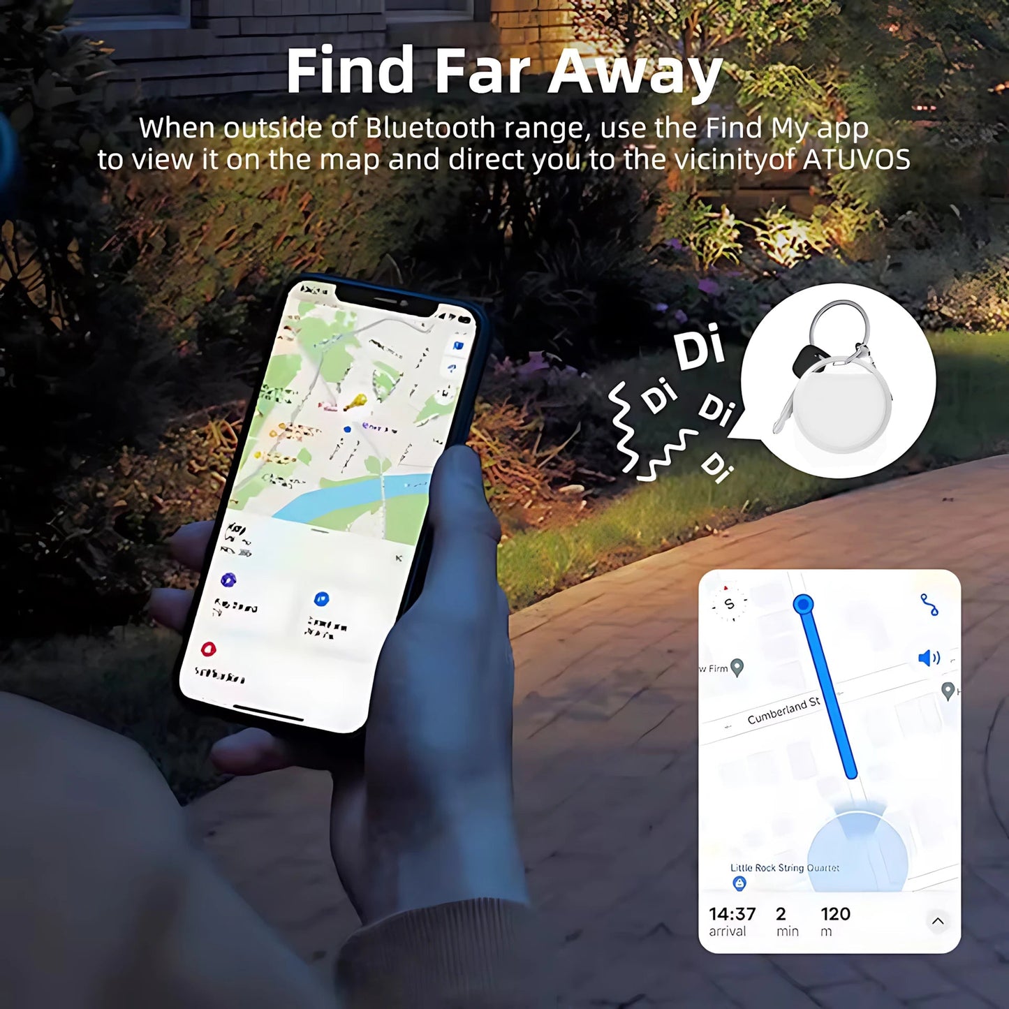 GPS Smart Tracker Mini Tag For IOS iPhone Find My APP ITag Anti Lost Reminder Device MFI Rated Locator Car Key Pet Kids Finder - The Happy Pet Store