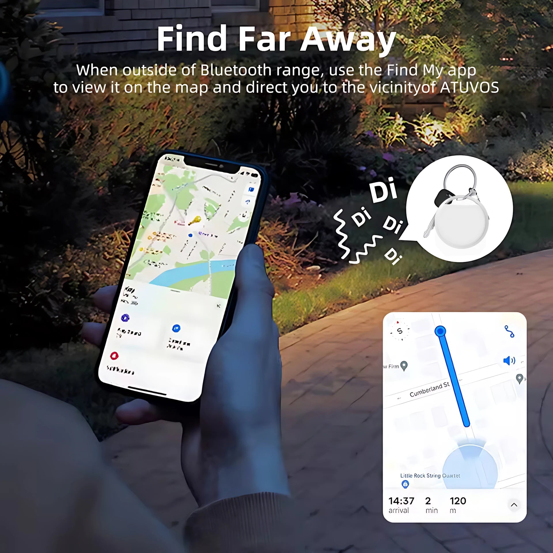 GPS Smart Tracker Mini Tag For IOS iPhone Find My APP ITag Anti Lost Reminder Device MFI Rated Locator Car Key Pet Kids Finder - The Happy Pet Store