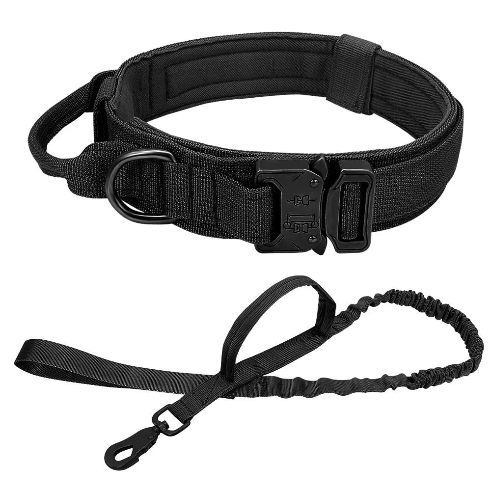 Military Tactical Dog Collar & Leash - The Happy Pet Store