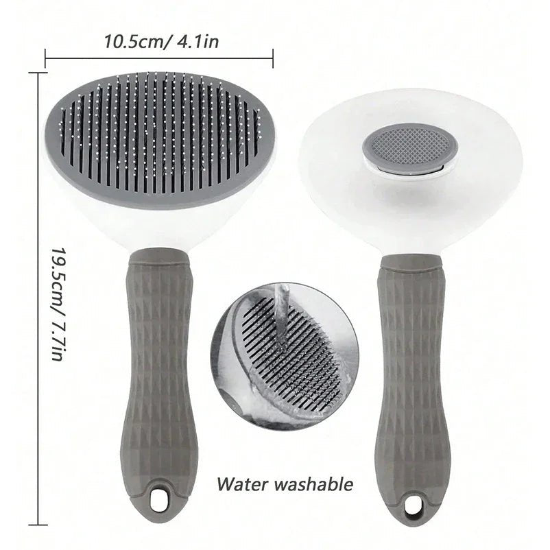 Pet for dog combing special comb long - haired dog to remove floating hair needle comb pet dog combing brush pet supplies - The Happy Pet Store